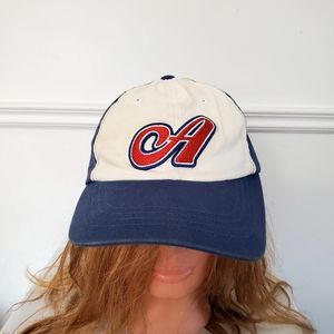 Americain Eagle Outfitters White Blue A Hat